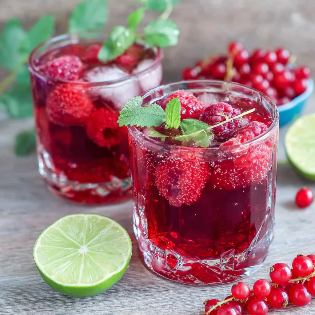 Himbeerbowle ohne Alkohol