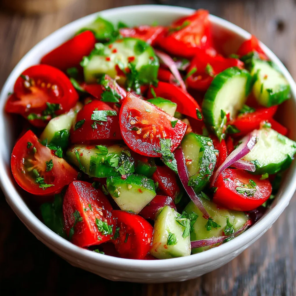 Tomaten Gurken Salat